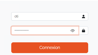 Saisie user + nv mdp